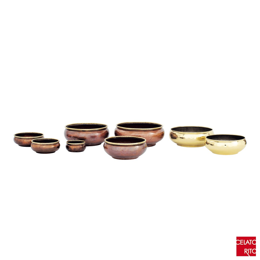 Ciotole rame ottone