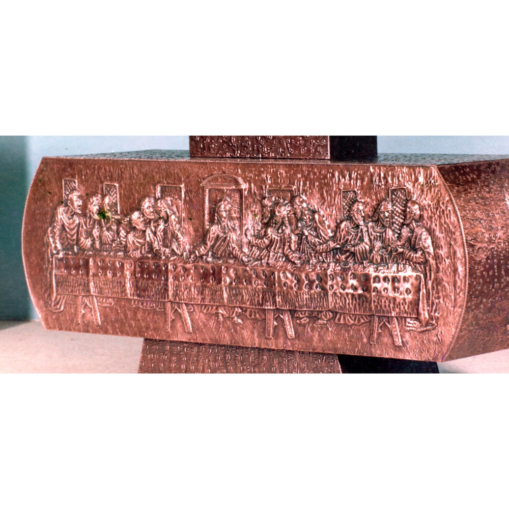 Altare in trapezio ovale con CENA DI LEONARDO