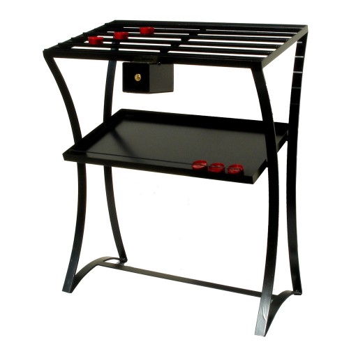 Portalumini rettangolare in ferro massiccio